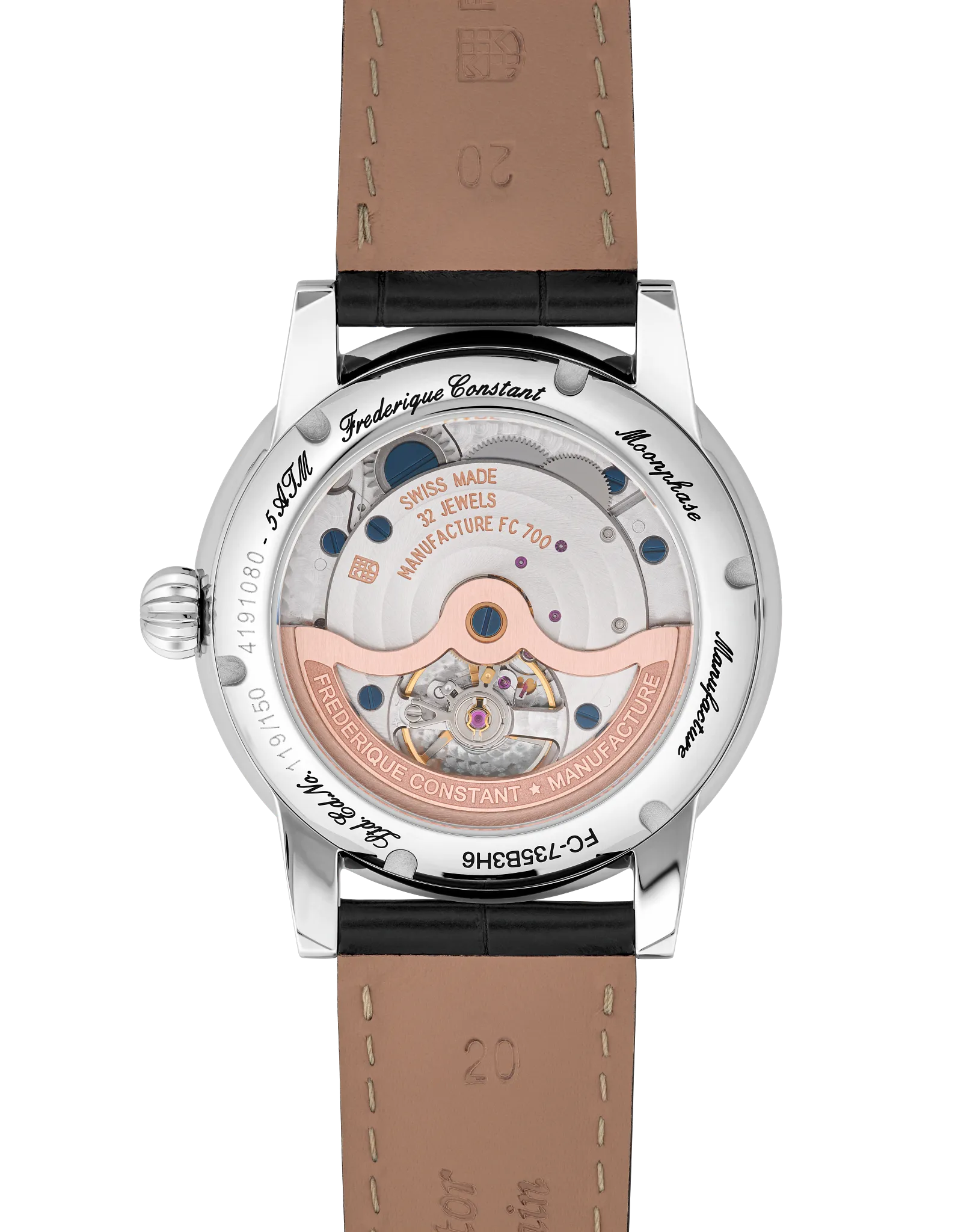 Manufacture Classic Power Reserve Big Date Watch FC-735B3H6